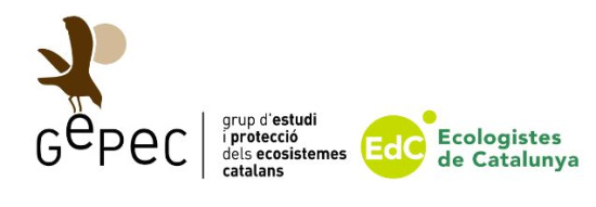 GRUP D`ESTUDI I PROTECCIÓ DELS ECOSISTEMES CATALANS-ECOLOGISTES DE CATALUNYA